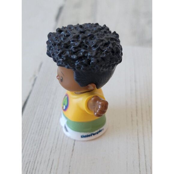 Mattel 2021 Little People kid Dino shirt curly hair doll accessory toy figure - Picture 4 of 5